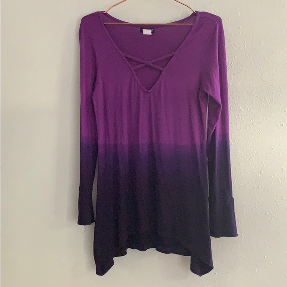 Venus Ombré Bell Sleeve Top - S - Picture 2 of 2